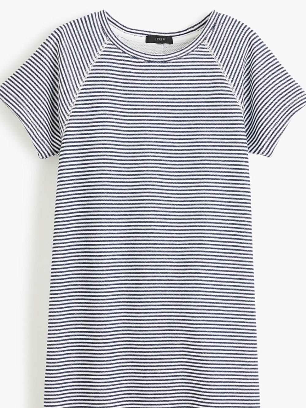 Cozy Beach Stripe T-shirt Dress